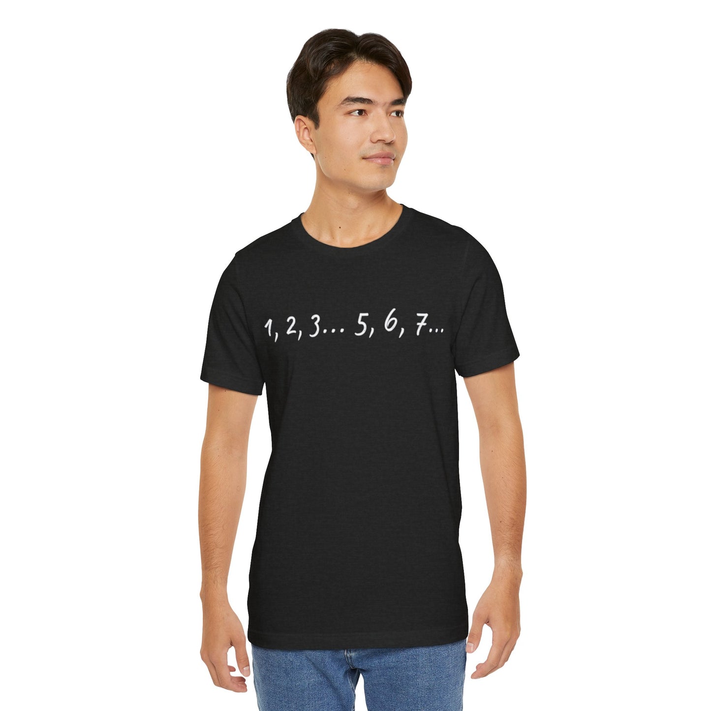 Playful Salsa Dancing Tee - 1,2,3...5,6,7... (White Lettering)