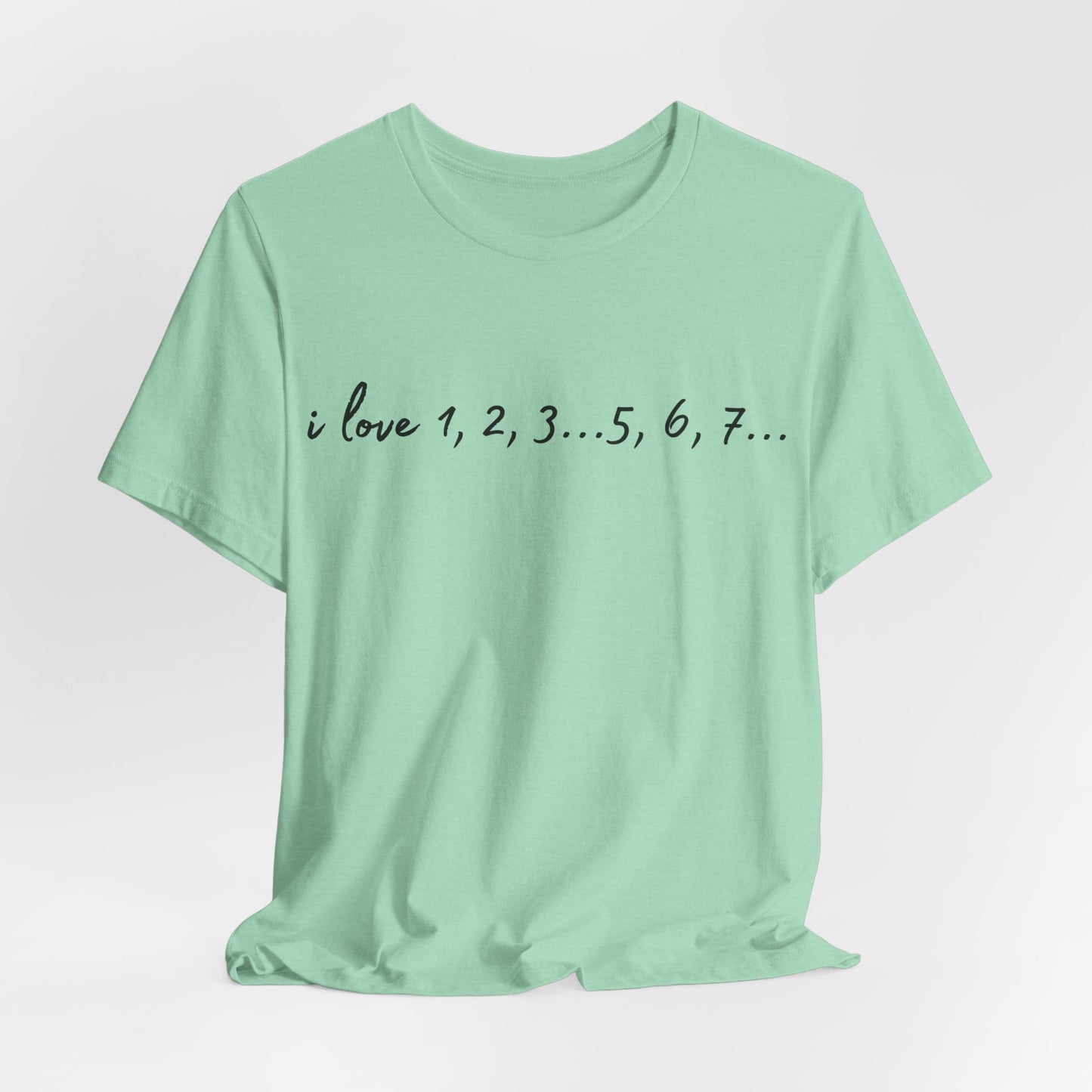 Playful Salsa Dancing Tee - i love 1,2,3...5,6,7...