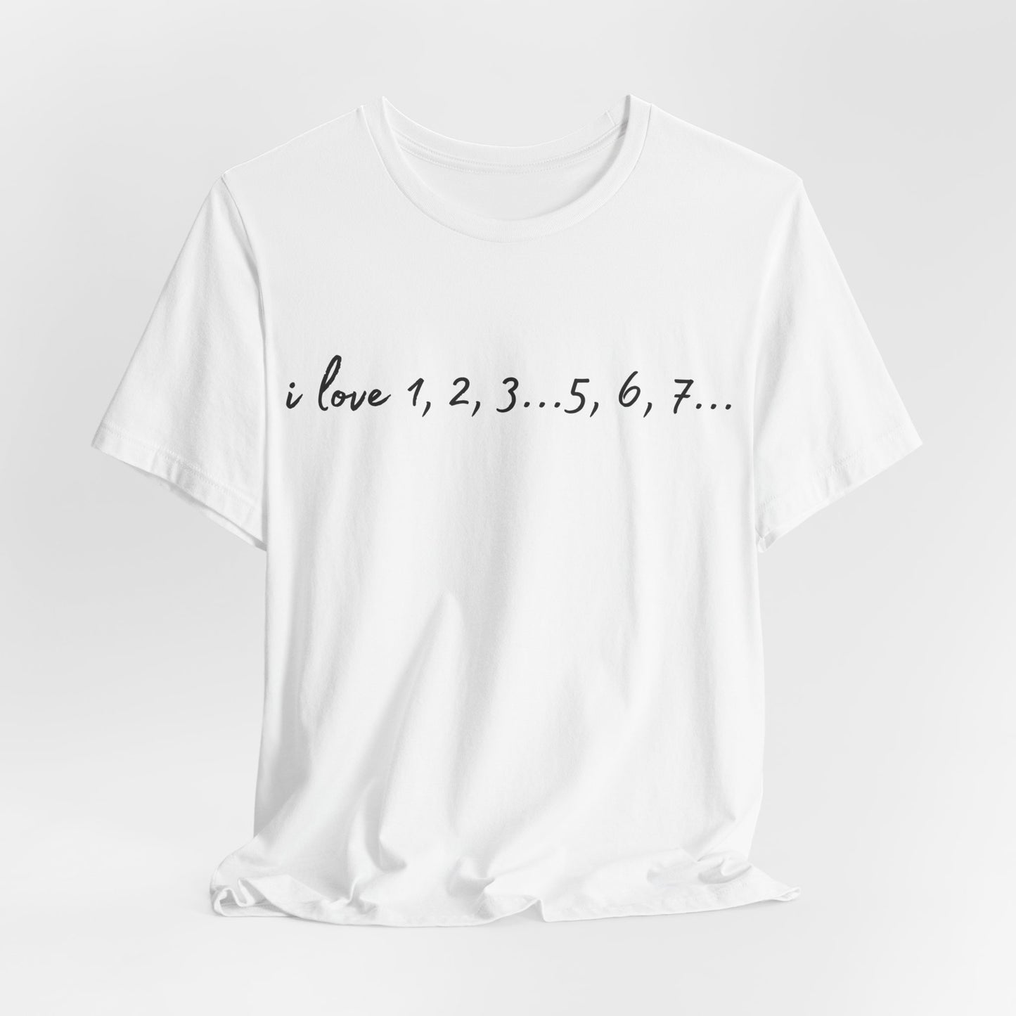 Playful Salsa Dancing Tee - i love 1,2,3...5,6,7...