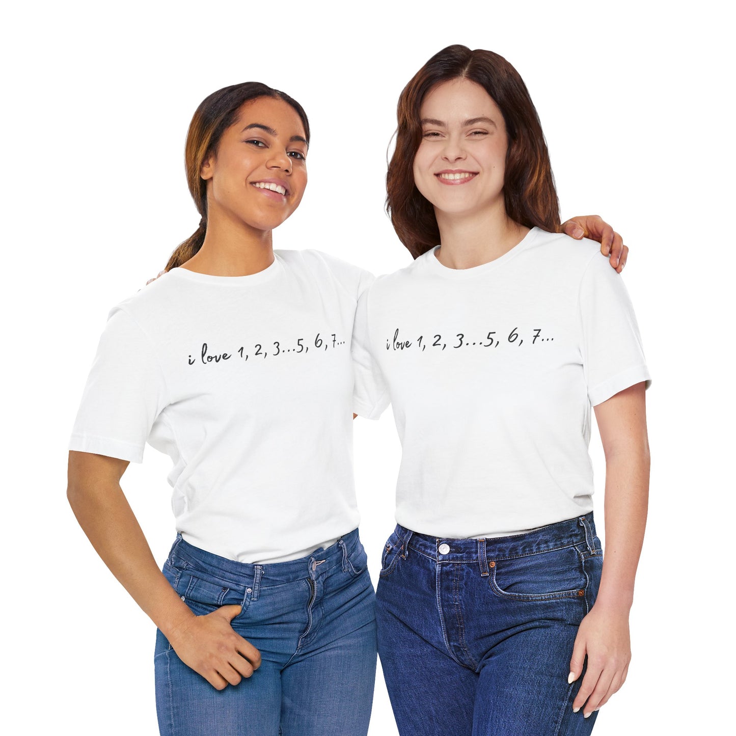 Playful Salsa Dancing Tee - i love 1,2,3...5,6,7...