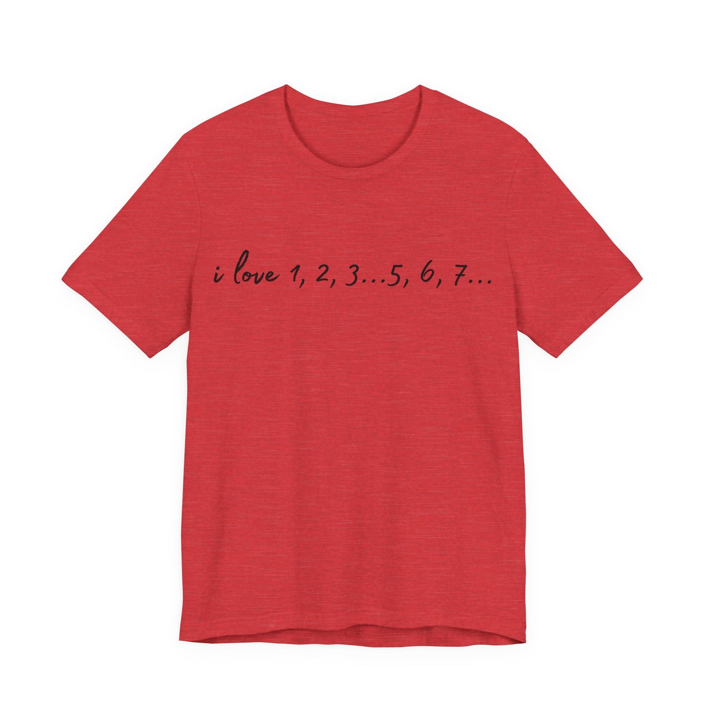 Playful Salsa Dancing Tee - i love 1,2,3...5,6,7...