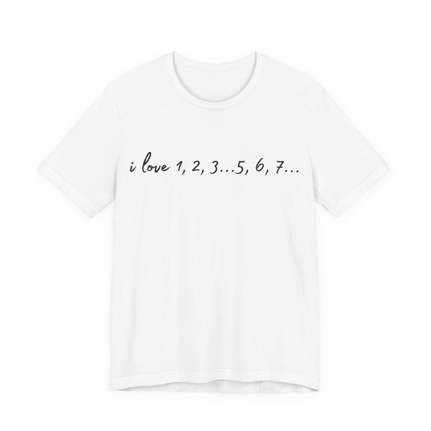 Playful Salsa Dancing Tee - i love 1,2,3...5,6,7...