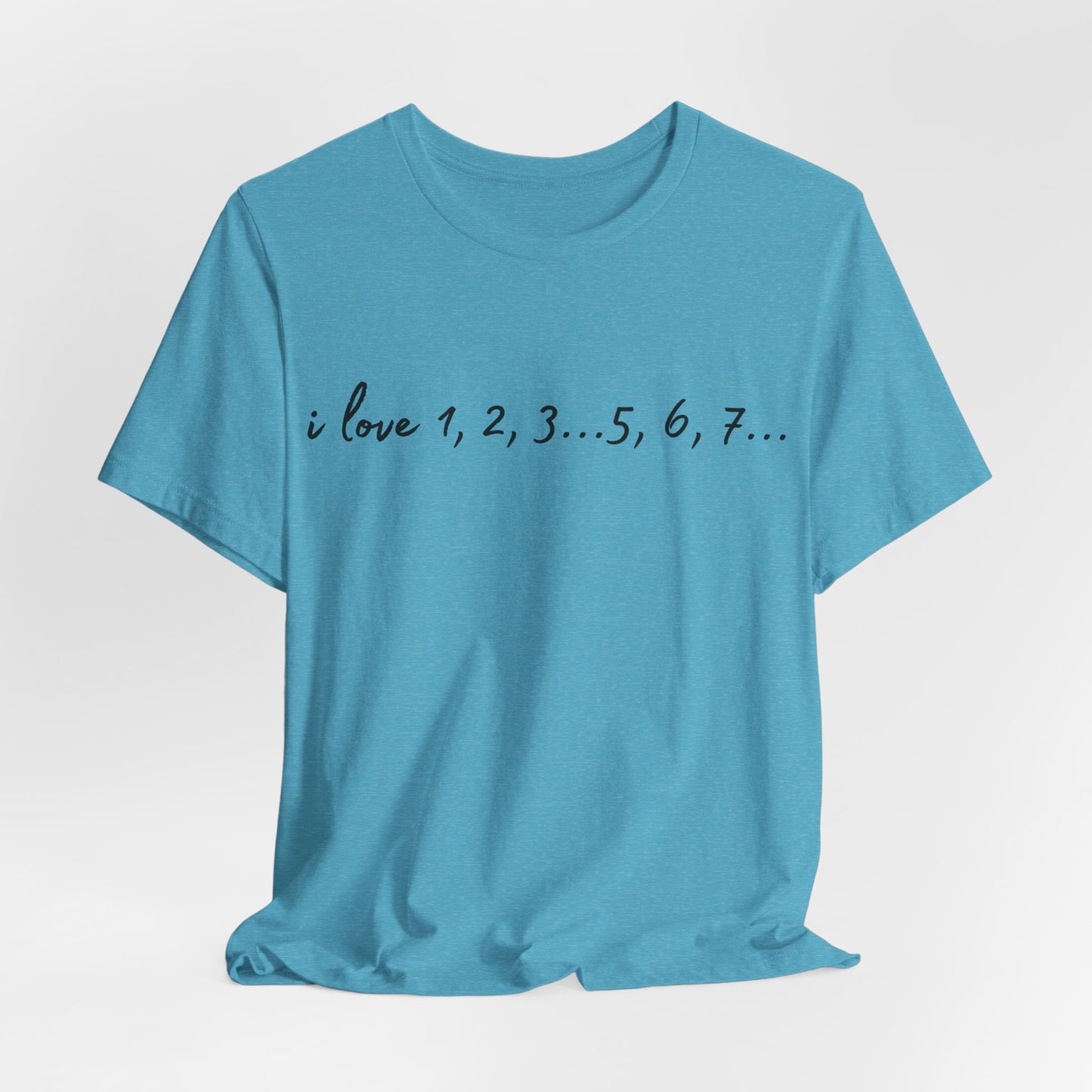 Playful Salsa Dancing Tee - i love 1,2,3...5,6,7...