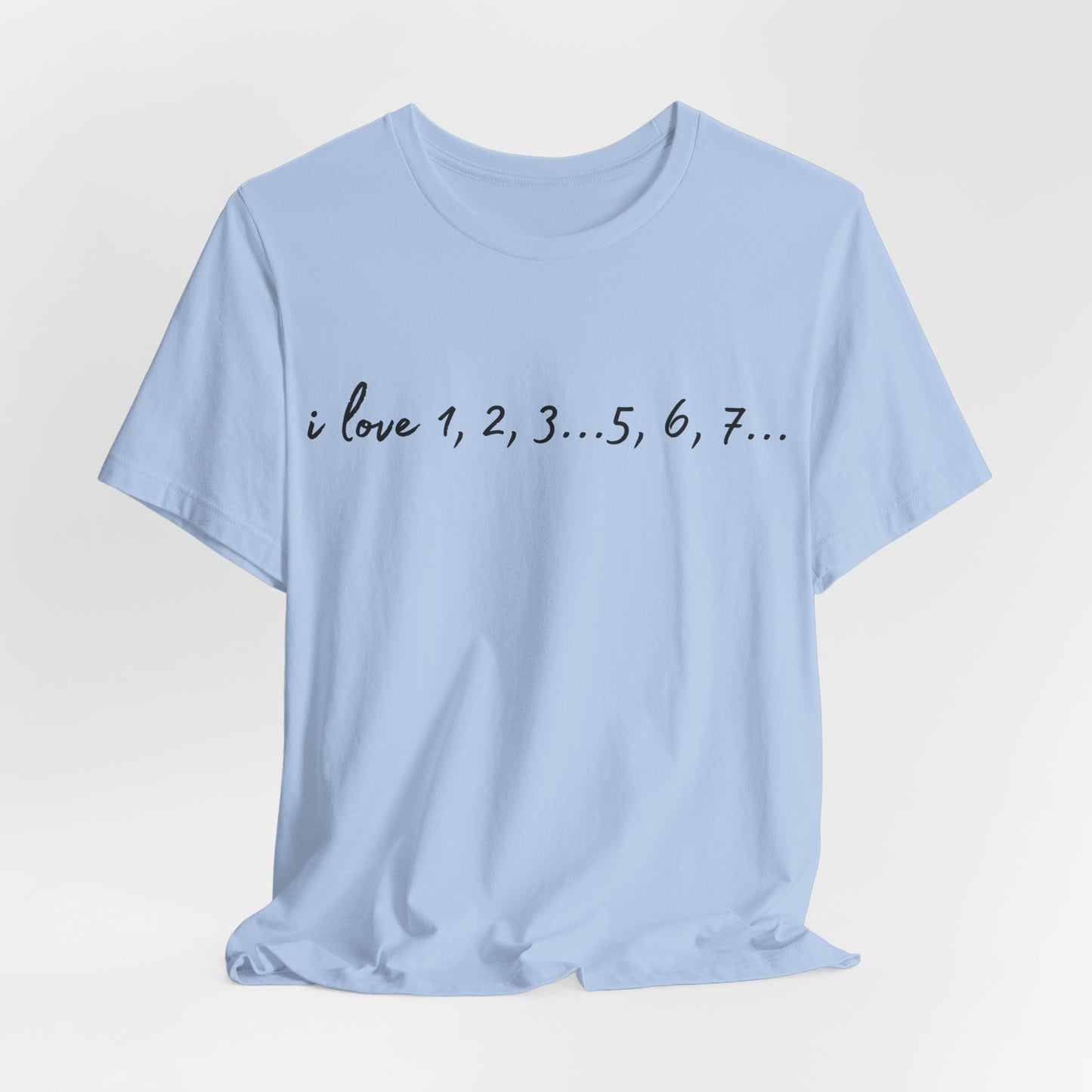 Playful Salsa Dancing Tee - i love 1,2,3...5,6,7...