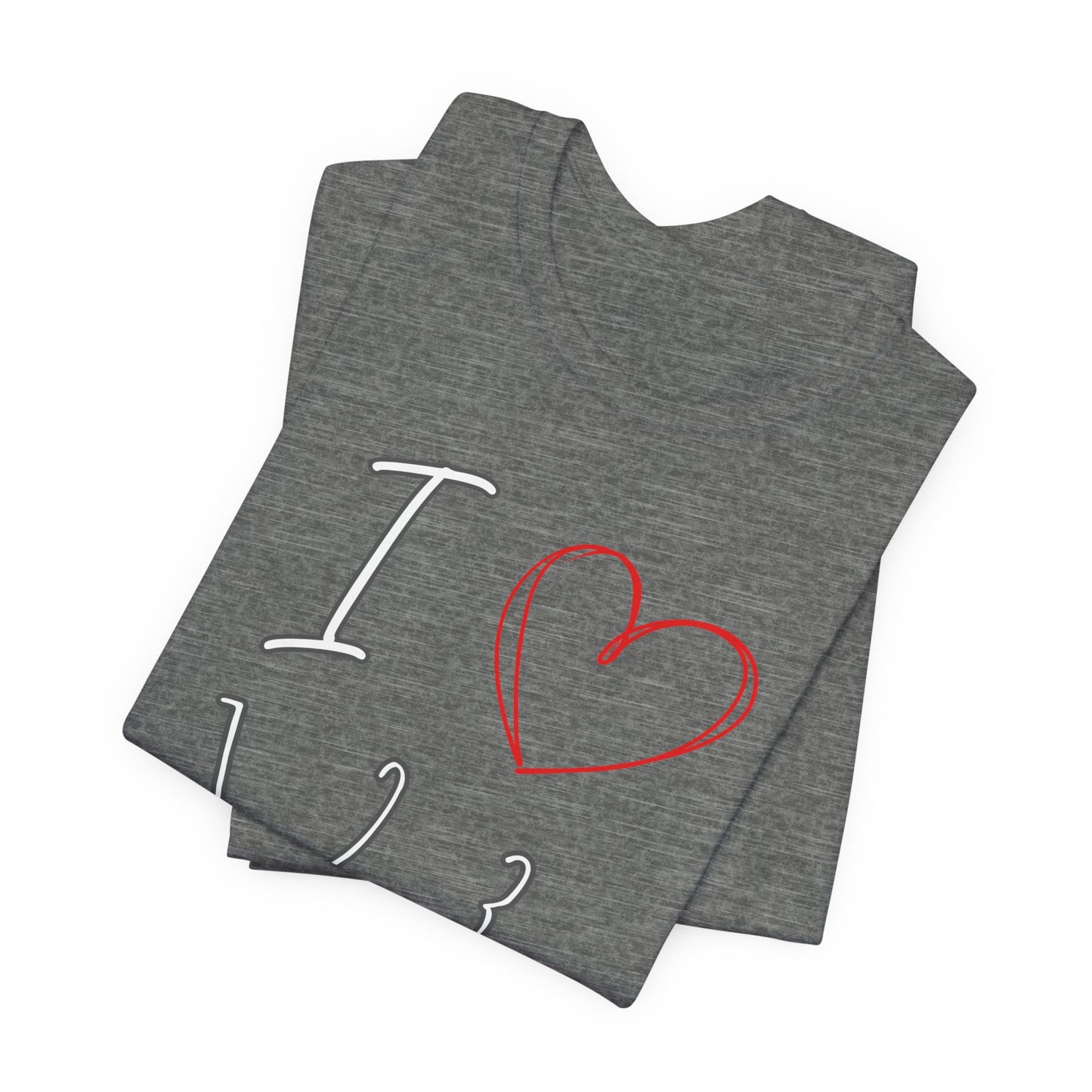 Playful Salsa Dancing Tee - I ❤️ 1,2,3… 5,6,7...   T-Shirt