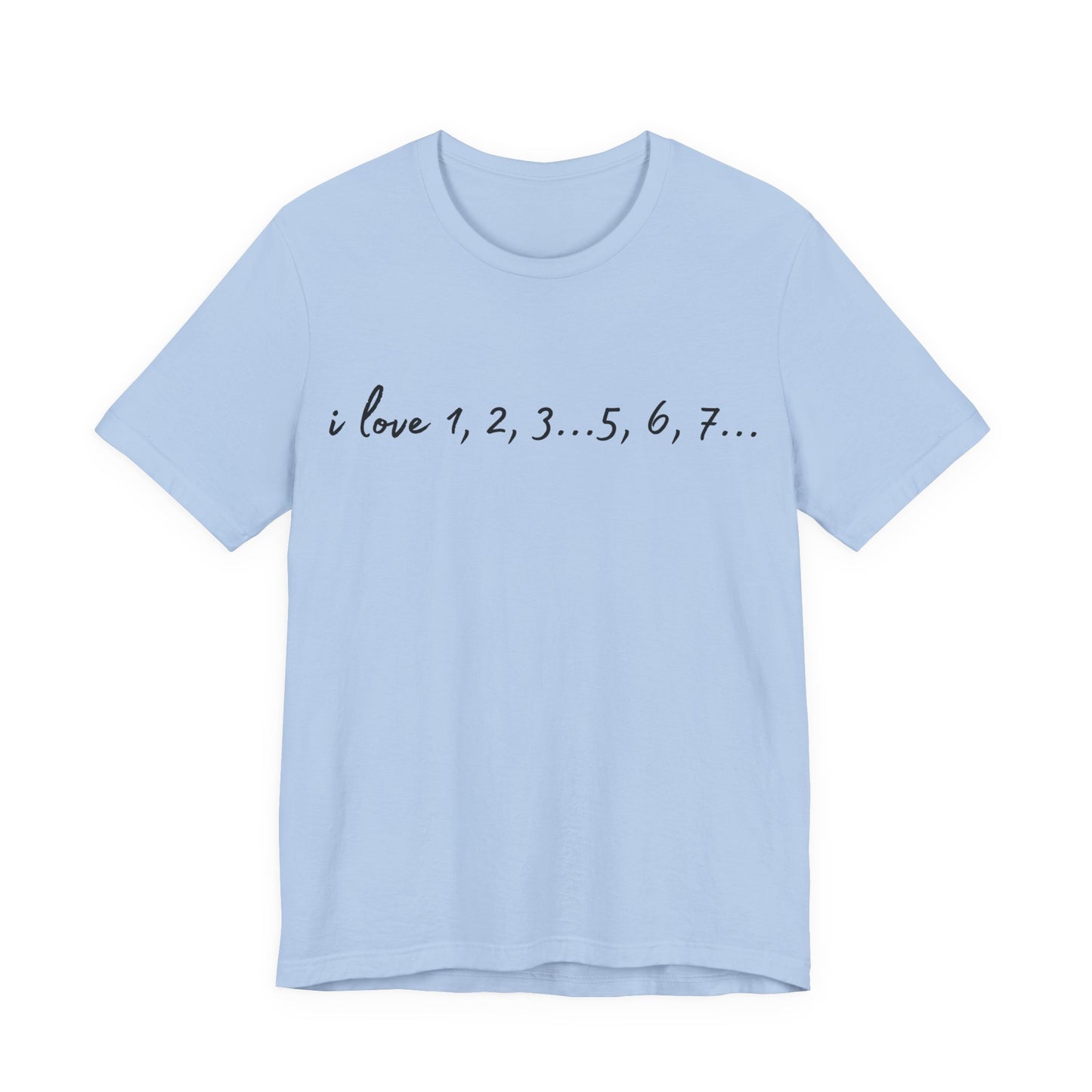 Playful Salsa Dancing Tee - i love 1,2,3...5,6,7...