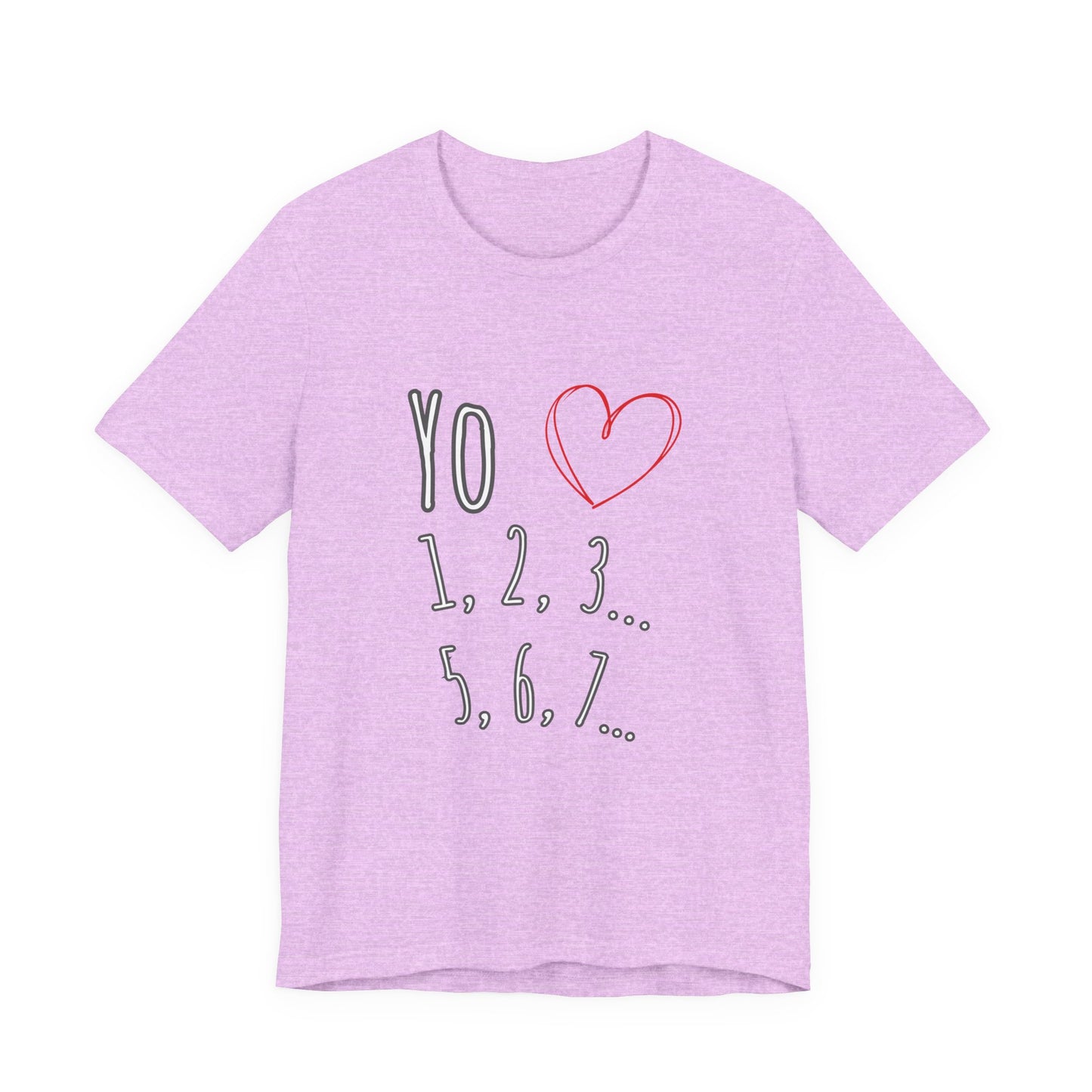 Playful Salsa Dancing T‑Shirt - I love Salsa (Yo Amo) ❤️ 1,2,3… 5,6,7...