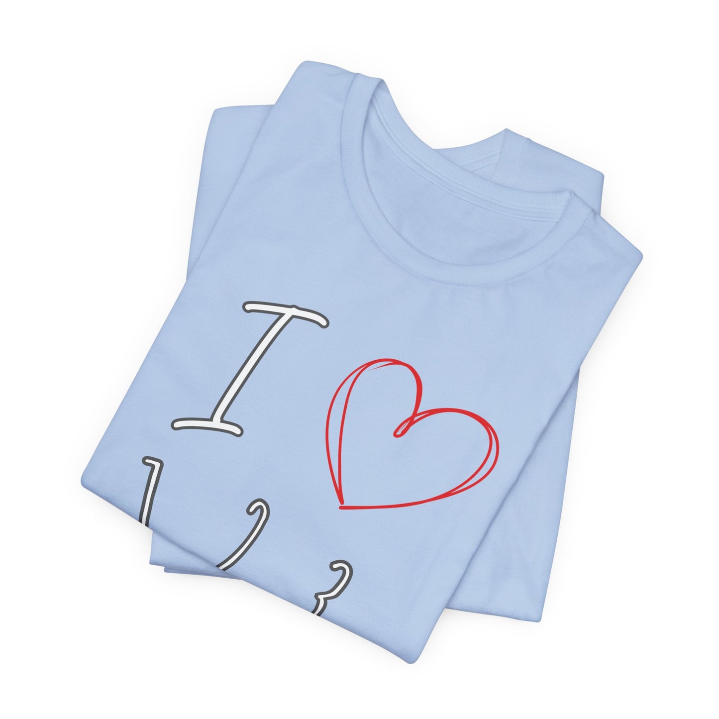 Playful Salsa Dancing Tee - I ❤️ 1,2,3… 5,6,7...   T-Shirt