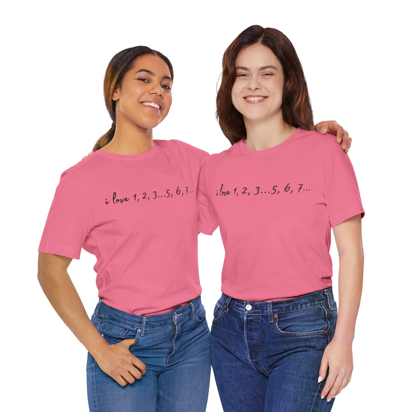 Playful Salsa Dancing Tee - i love 1,2,3...5,6,7...