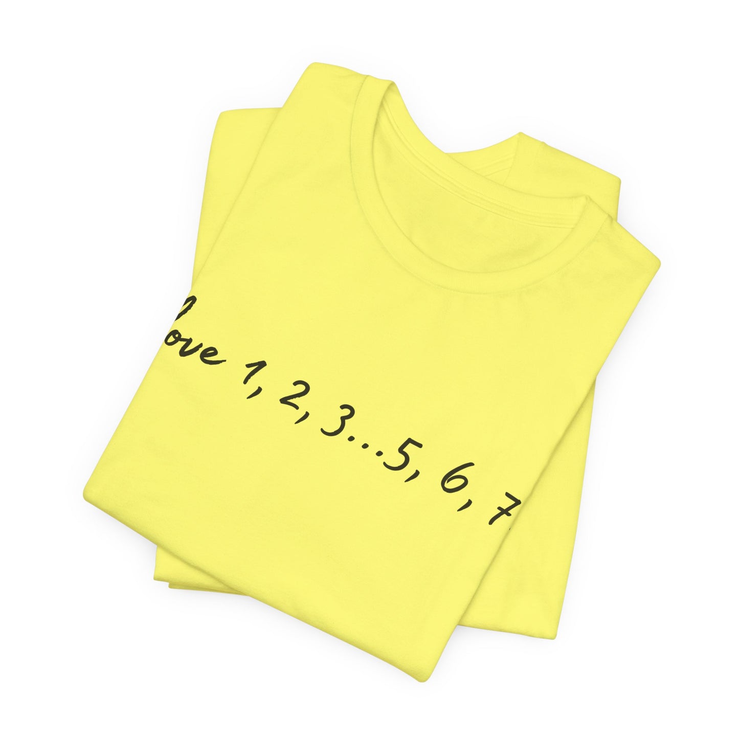 Playful Salsa Dancing Tee - i love 1,2,3...5,6,7...