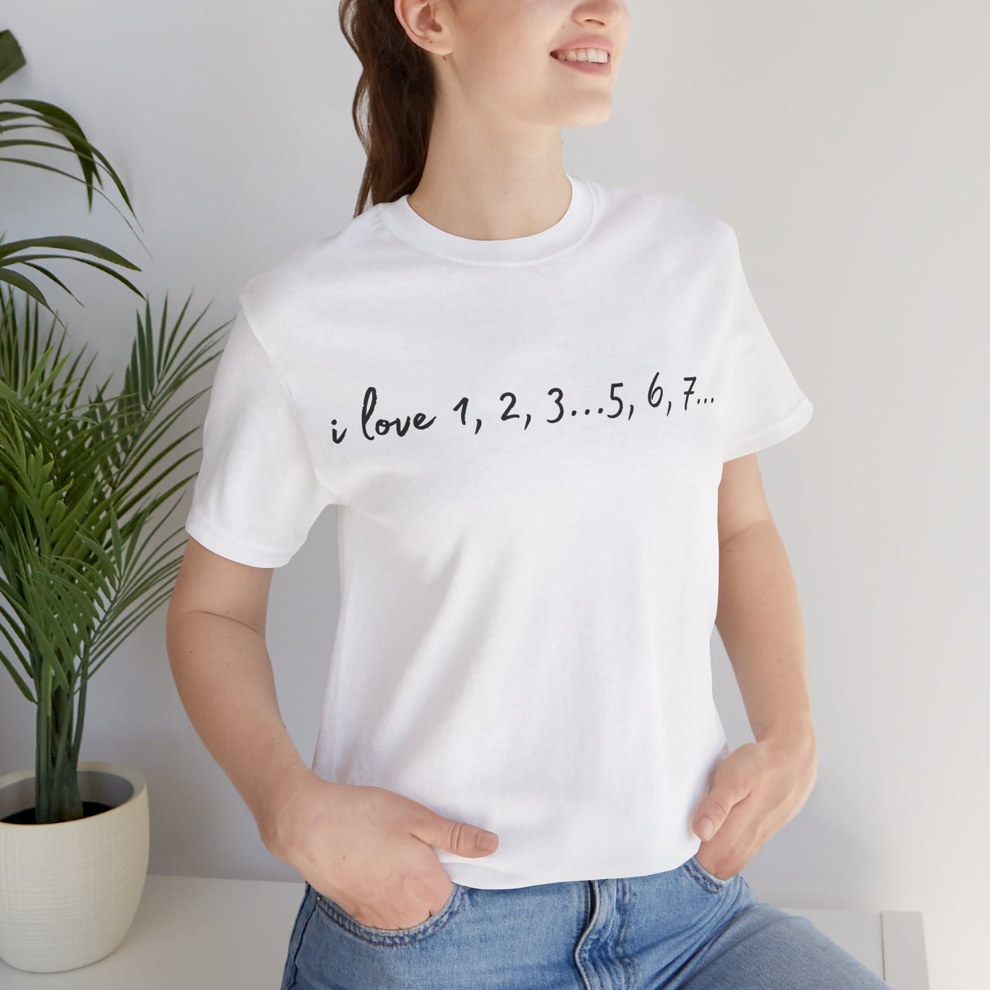 Playful Salsa Dancing Tee - i love 1,2,3...5,6,7...