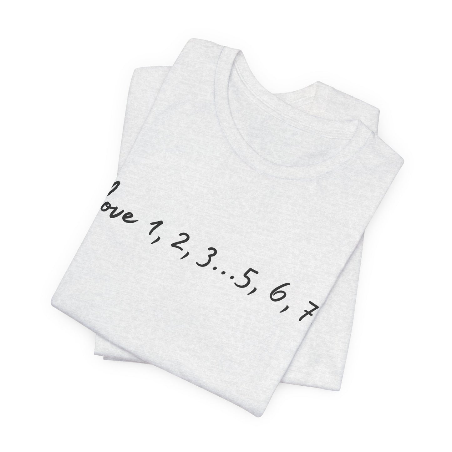 Playful Salsa Dancing Tee - i love 1,2,3...5,6,7...