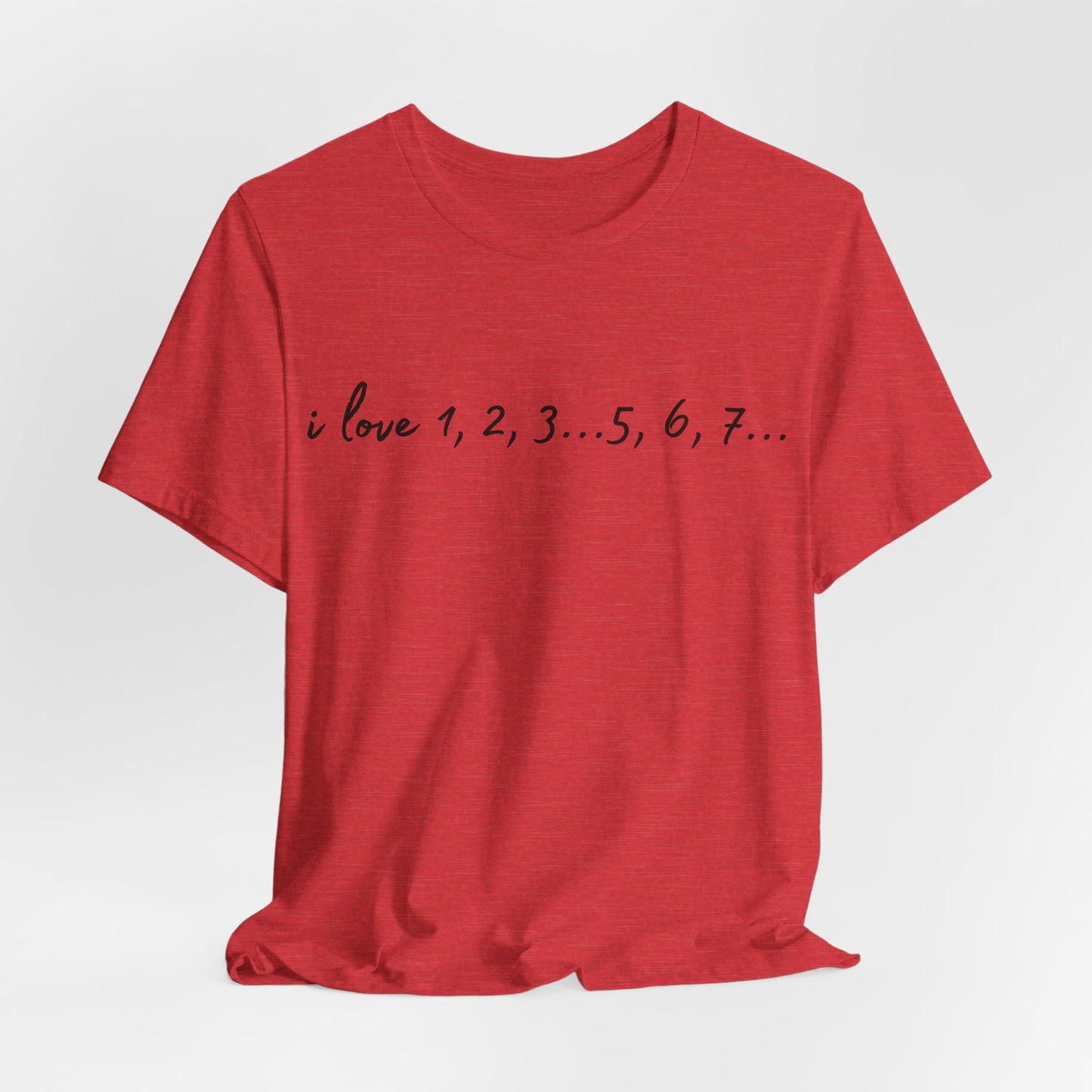 Playful Salsa Dancing Tee - i love 1,2,3...5,6,7...