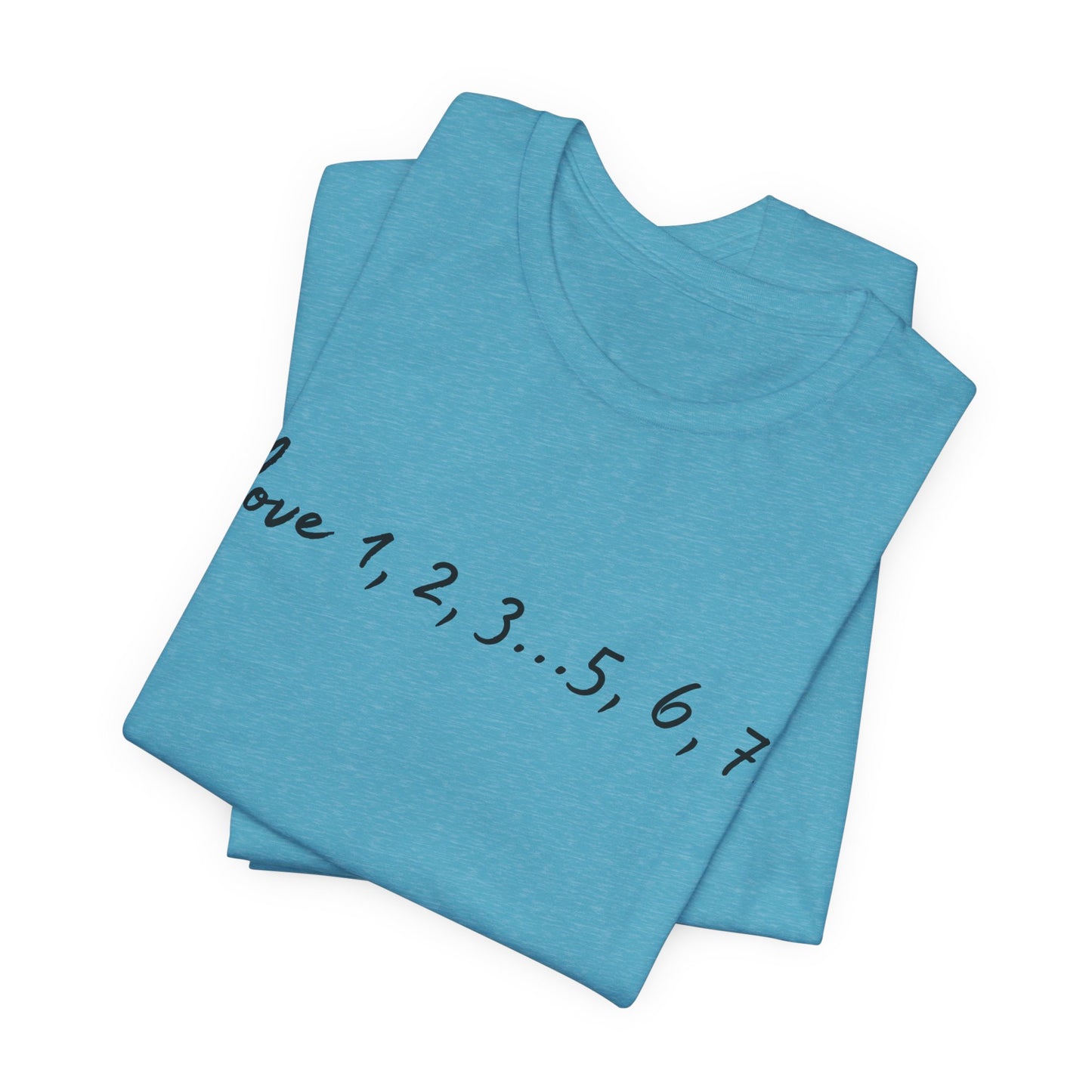 Playful Salsa Dancing Tee - i love 1,2,3...5,6,7...