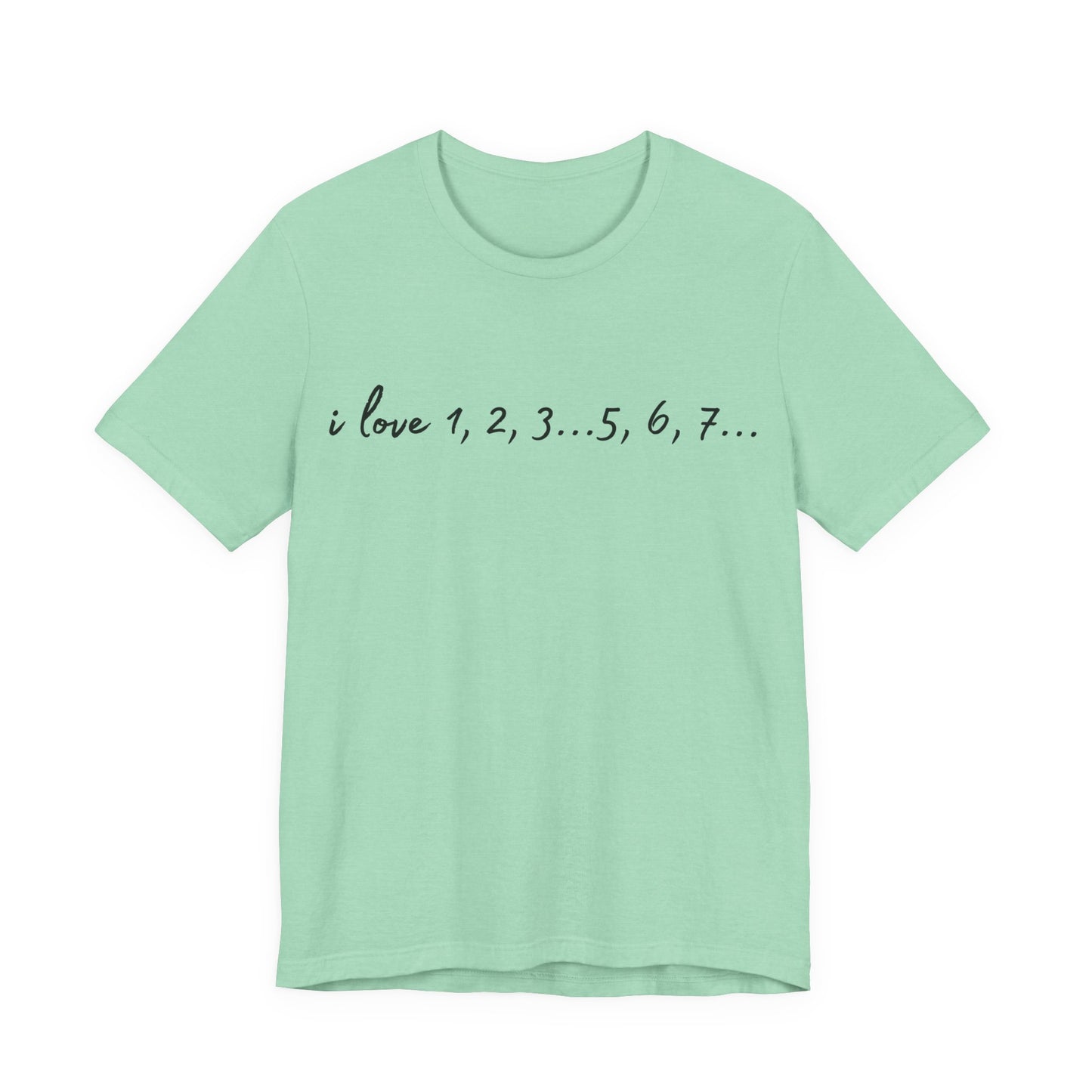 Playful Salsa Dancing Tee - i love 1,2,3...5,6,7...