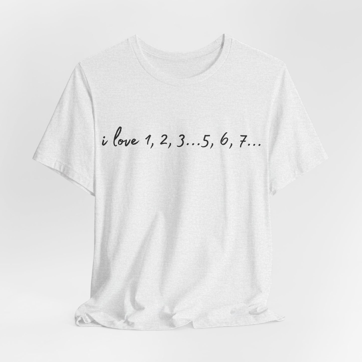 Playful Salsa Dancing Tee - i love 1,2,3...5,6,7...