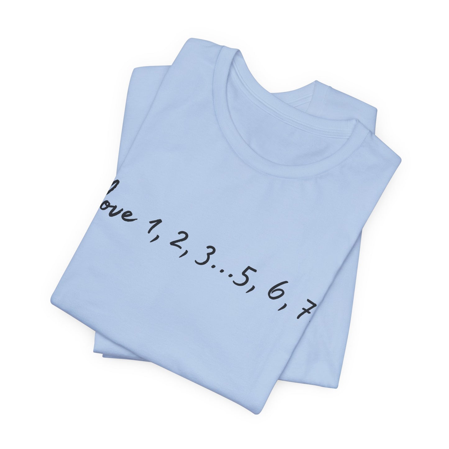 Playful Salsa Dancing Tee - i love 1,2,3...5,6,7...