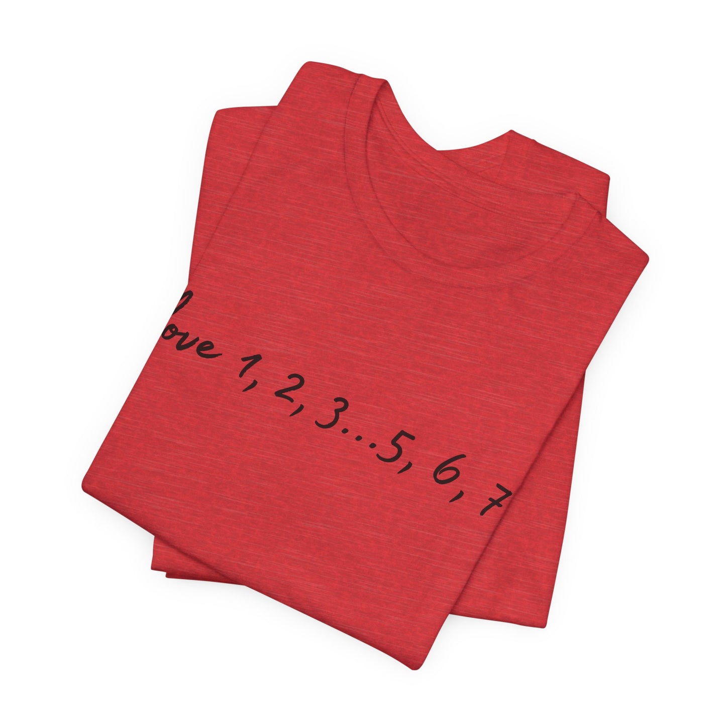 Playful Salsa Dancing Tee - i love 1,2,3...5,6,7...