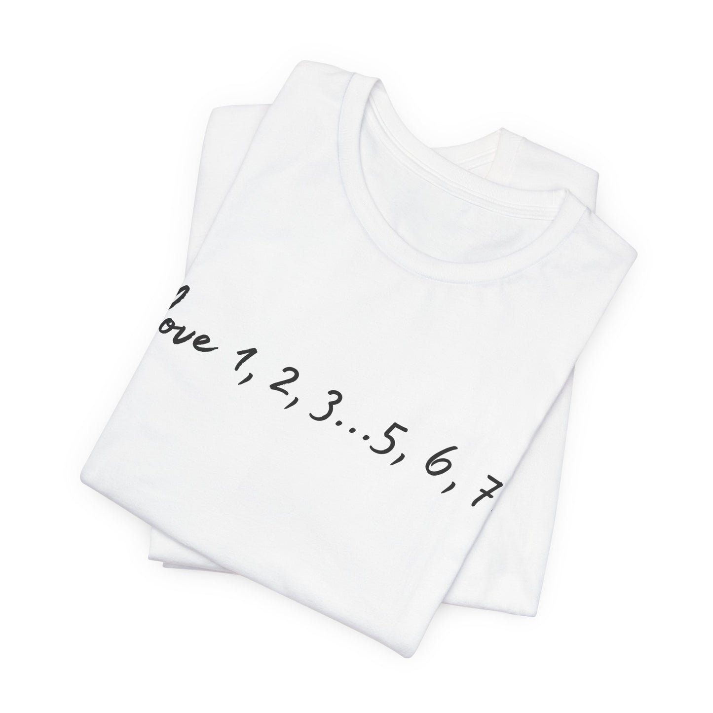 Playful Salsa Dancing Tee - i love 1,2,3...5,6,7...