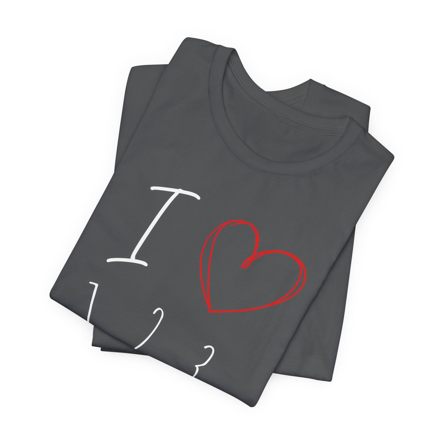 Playful Salsa Dancing Tee - I ❤️ 1,2,3… 5,6,7...   T-Shirt