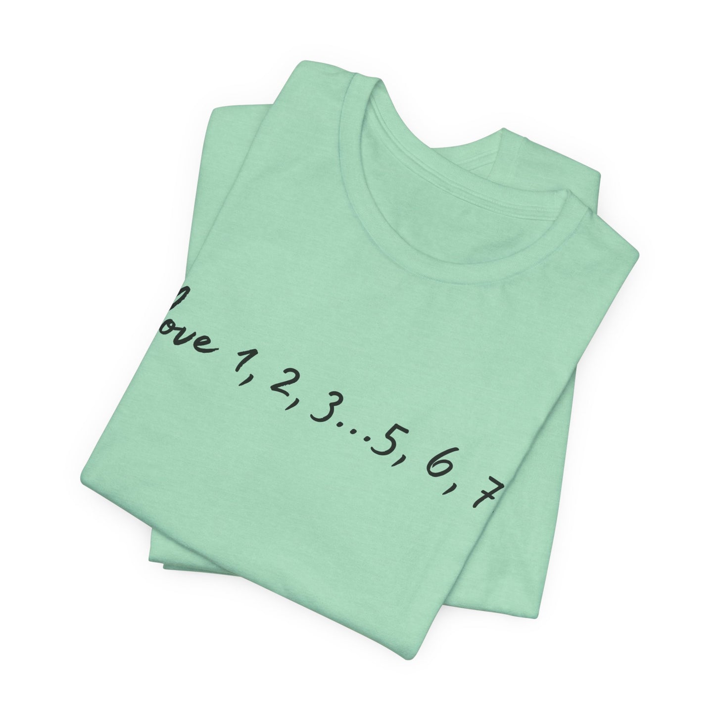 Playful Salsa Dancing Tee - i love 1,2,3...5,6,7...