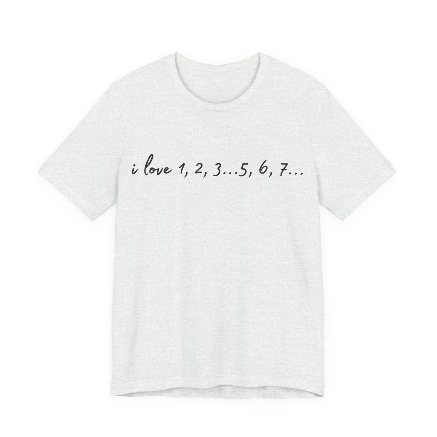 Playful Salsa Dancing Tee - i love 1,2,3...5,6,7...