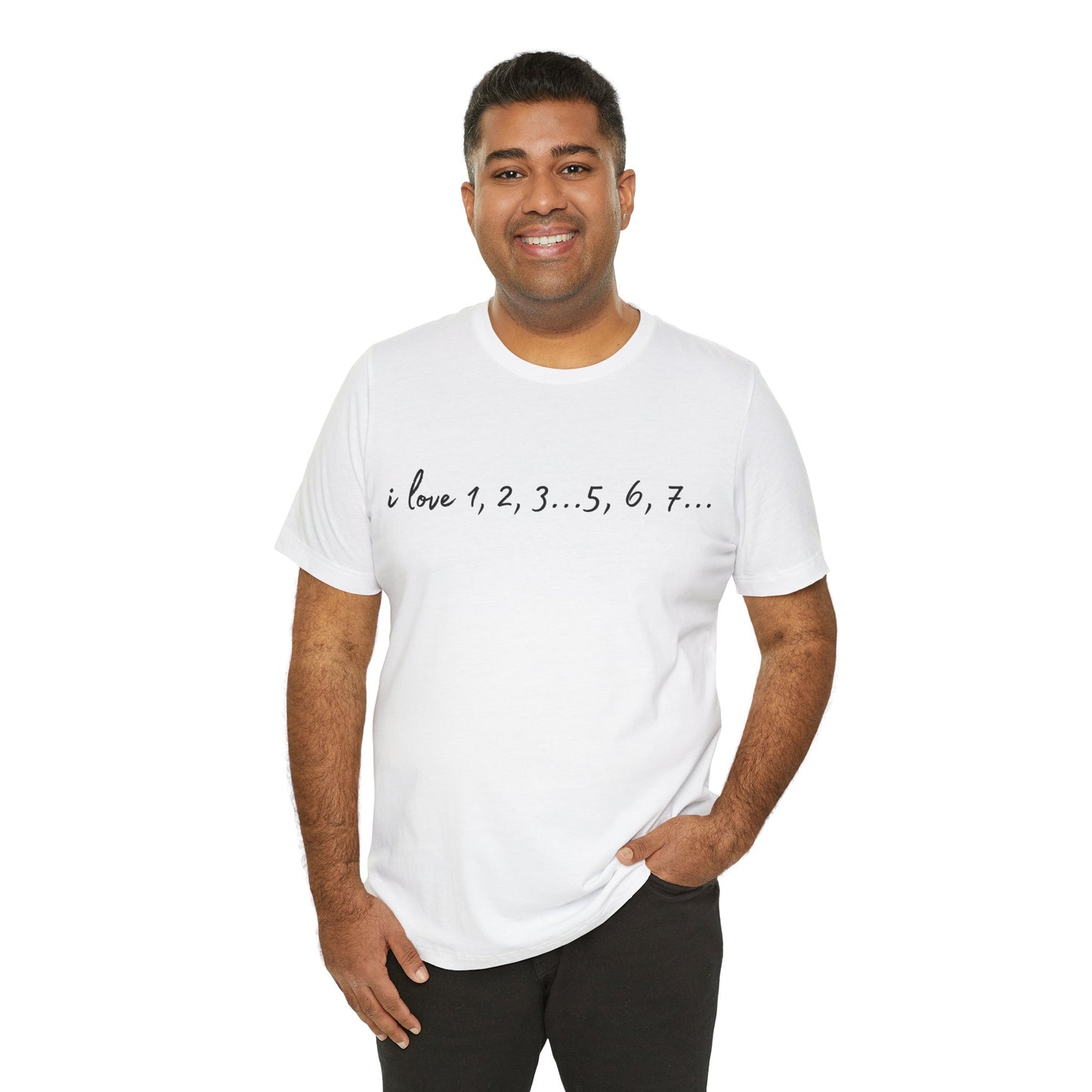 Playful Salsa Dancing Tee - i love 1,2,3...5,6,7...