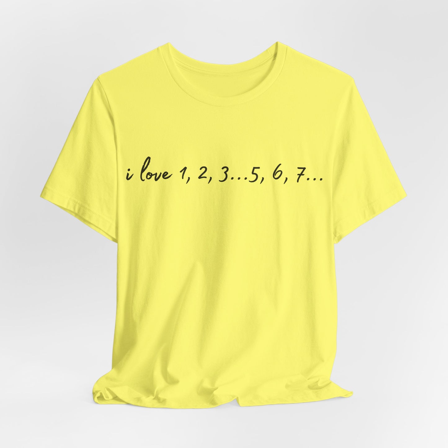 Playful Salsa Dancing Tee - i love 1,2,3...5,6,7...