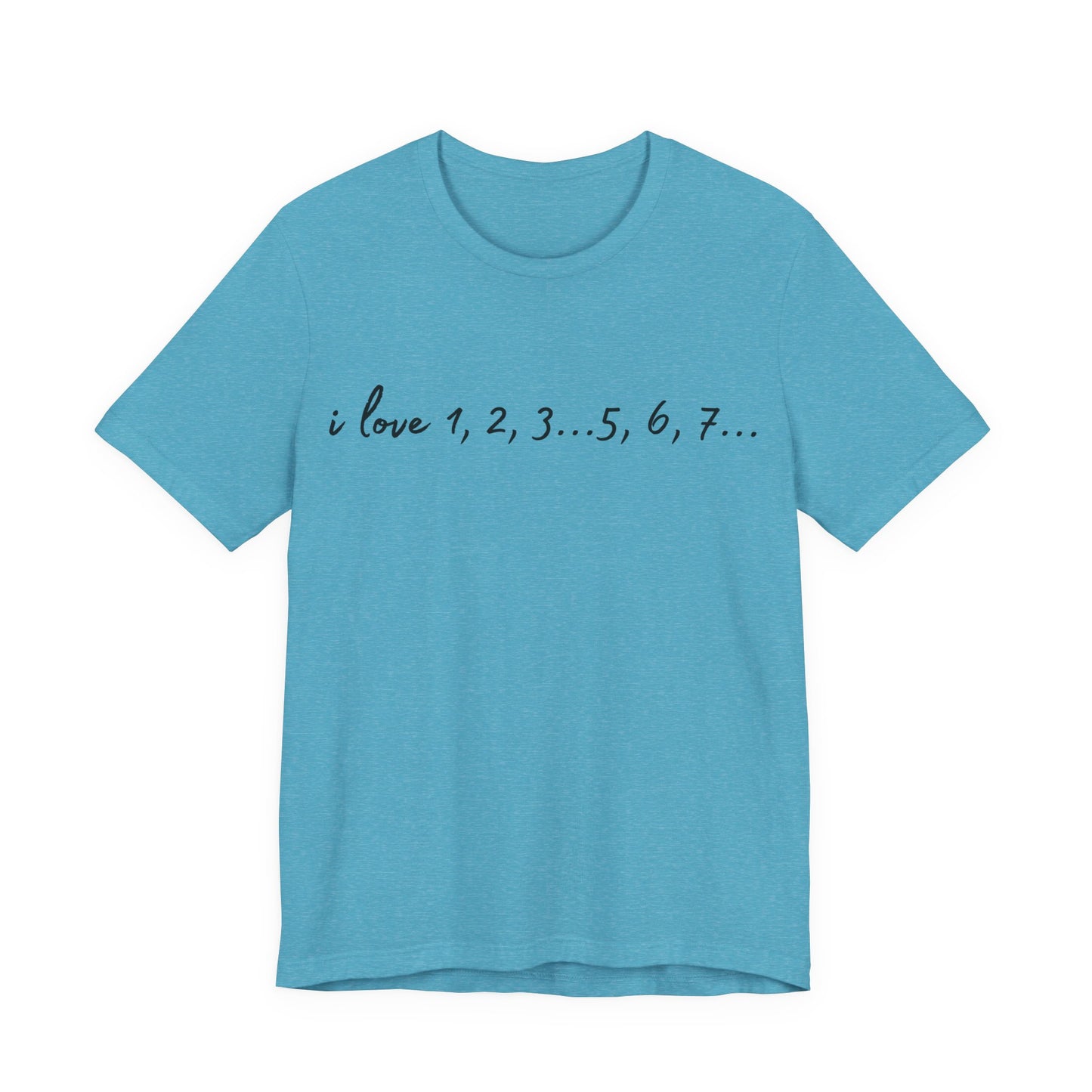 Playful Salsa Dancing Tee - i love 1,2,3...5,6,7...