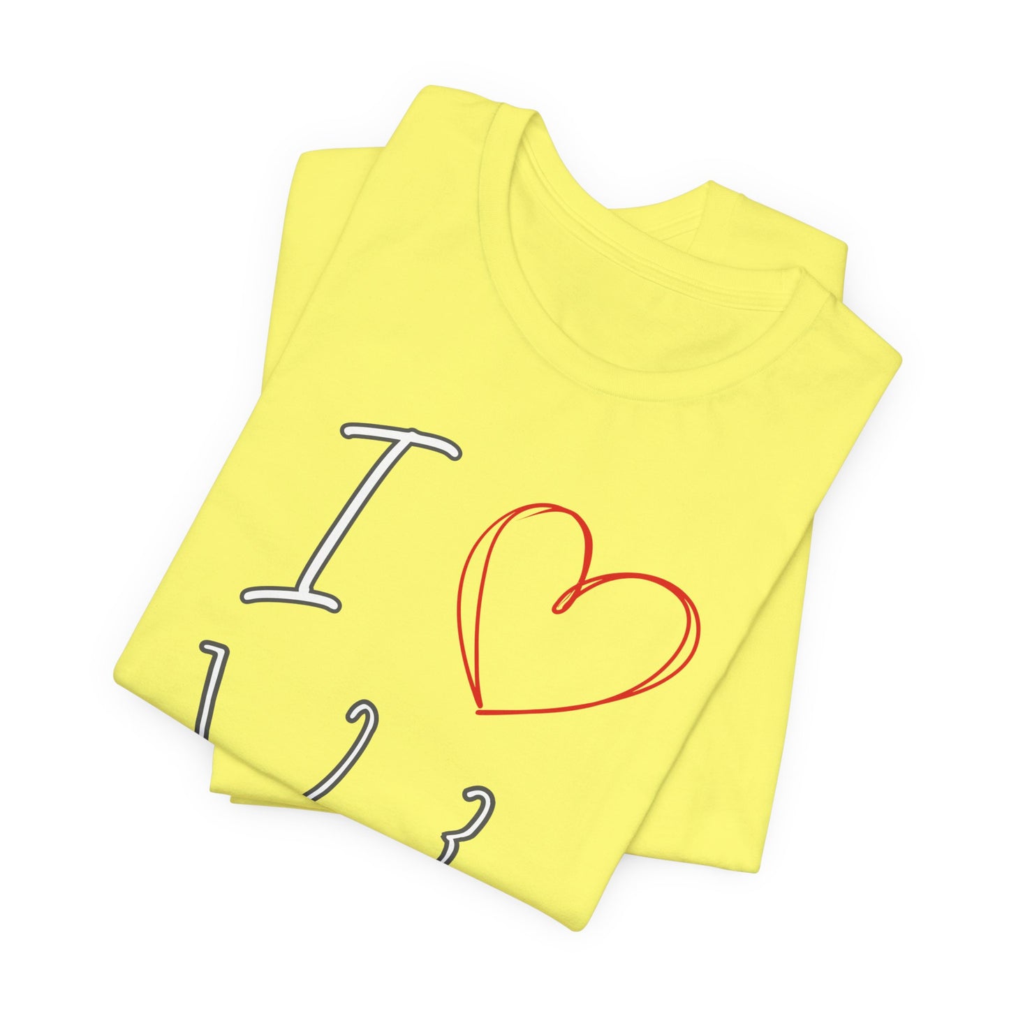 Playful Salsa Dancing Tee - I ❤️ 1,2,3… 5,6,7...   T-Shirt
