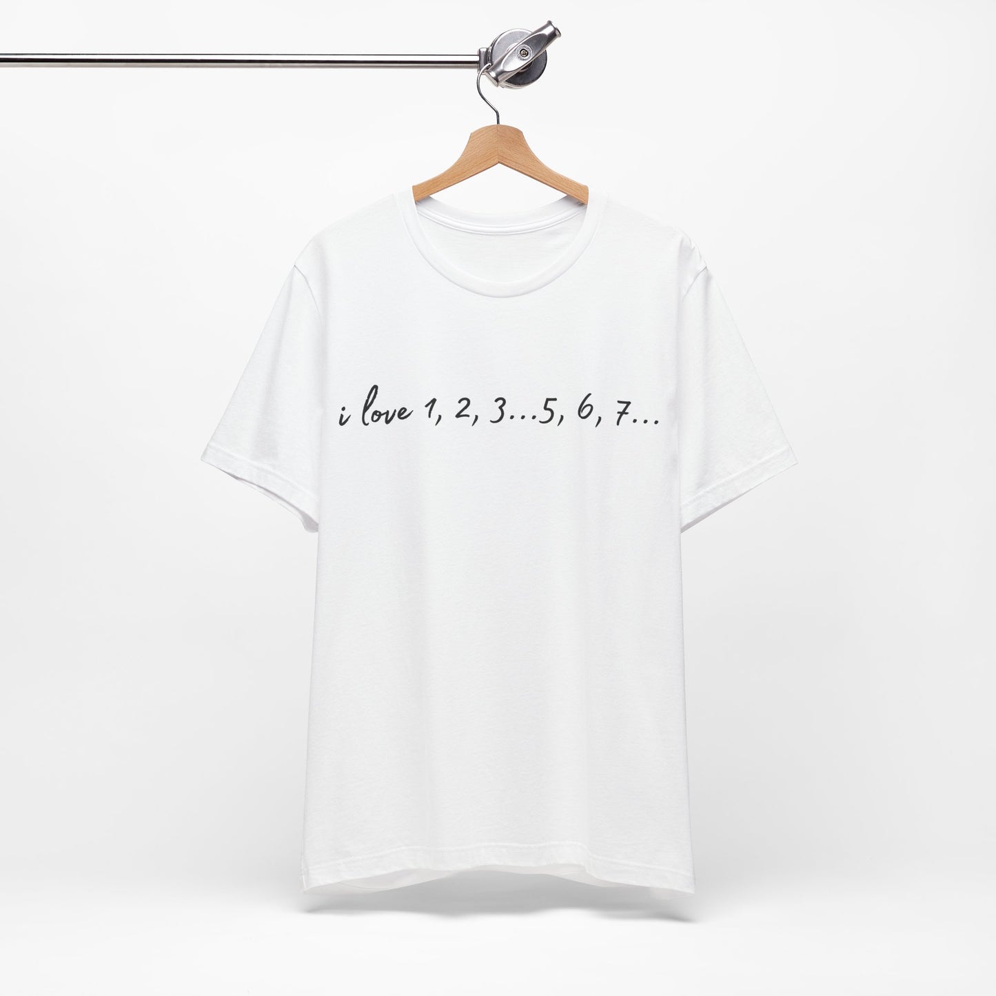Playful Salsa Dancing Tee - i love 1,2,3...5,6,7...