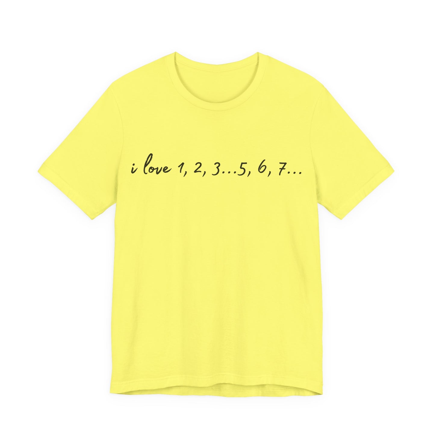 Playful Salsa Dancing Tee - i love 1,2,3...5,6,7...